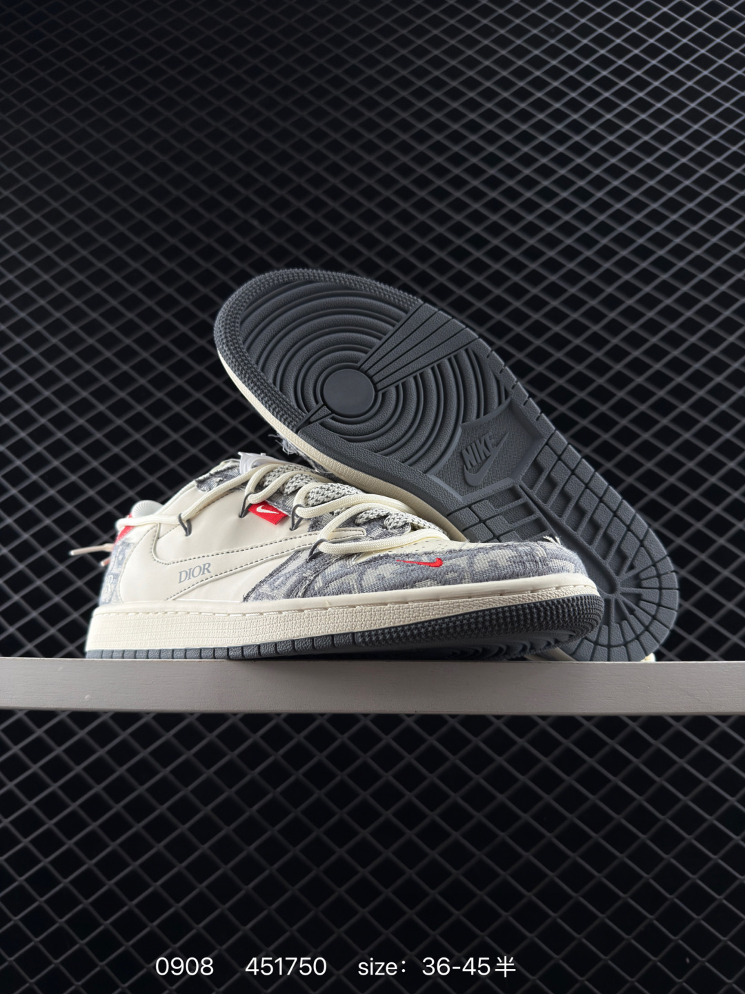 Fragment x Travis Scott x Gucci Air Jordan 1 Low